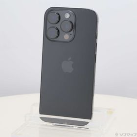 (中古)Apple iPhone16 Pro 256GB ブラックチタニウム MYN03J/A SIMフリー(269-ud)
