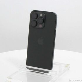 (中古)Apple iPhone16 Pro 256GB ブラックチタニウム MYN03J/A SIMフリー(377-ud)