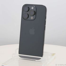 (中古)Apple iPhone16 Pro 256GB ブラックチタニウム MYN03J/A SIMフリー(269-ud)