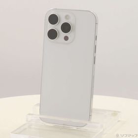 (中古)Apple iPhone16 Pro 256GB ホワイトチタニウム MYN13J/A SIMフリー(344-ud)