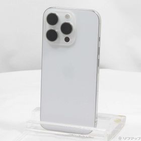 (中古)Apple iPhone16 Pro 256GB ホワイトチタニウム MYN13J/A SIMフリー(349-ud)