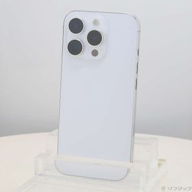 (中古)Apple iPhone16 Pro 256GB ホワイトチタニウム MYN13J/A SIMフリー(198-ud)