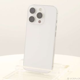 (中古)Apple iPhone16 Pro 256GB ホワイトチタニウム MYN13J/A SIMフリー(269-ud)