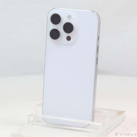 (中古)Apple iPhone16 Pro 256GB ホワイトチタニウム MYN13J/A SIMフリー(297-ud)