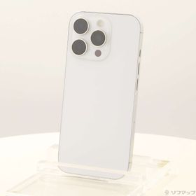 (中古)Apple iPhone16 Pro 256GB ホワイトチタニウム MYN13J/A SIMフリー(377-ud)