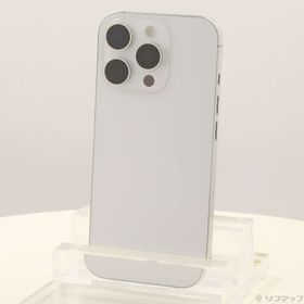 (中古)Apple iPhone16 Pro 256GB ホワイトチタニウム MYN13J/A SIMフリー(344-ud)