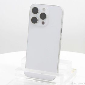 (中古)Apple iPhone16 Pro 256GB ホワイトチタニウム MYN13J/A SIMフリー(348-ud)