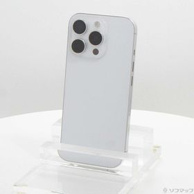 (中古)Apple iPhone16 Pro 256GB ホワイトチタニウム MYN13J/A SIMフリー(251-ud)