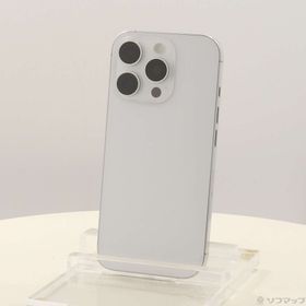 (中古)Apple iPhone16 Pro 256GB ホワイトチタニウム MYN13J/A SIMフリー(251-ud)