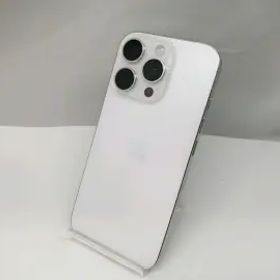 【中古】Apple au 【SIMフリー】 iPhone 16 Pro 256GB ホワイトチタニウム MYN13J/A【札幌】保証期間１ヶ月【ランクB】