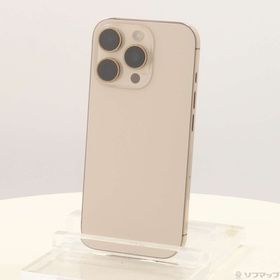 (中古)Apple iPhone16 Pro 256GB デザートチタニウム MYN23J/A SIMフリー(377-ud)