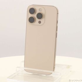(中古)Apple iPhone16 Pro 256GB デザートチタニウム MYN23J/A SIMフリー(348-ud)