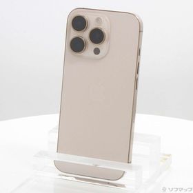 (中古)Apple iPhone16 Pro 256GB デザートチタニウム MYN23J/A SIMフリー(276-ud)