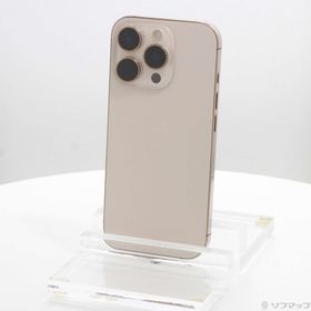 (中古)Apple iPhone16 Pro 256GB デザートチタニウム MYN23J/A SIMフリー(269-ud)