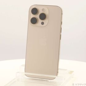 (中古)Apple iPhone16 Pro 256GB デザートチタニウム MYN23J/A SIMフリー(198-ud)