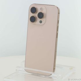 (中古)Apple iPhone16 Pro 256GB デザートチタニウム MYN23J/A SIMフリー(262-ud)