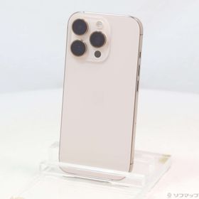 (中古)Apple iPhone16 Pro 256GB デザートチタニウム MYN23J/A SIMフリー(258-ud)