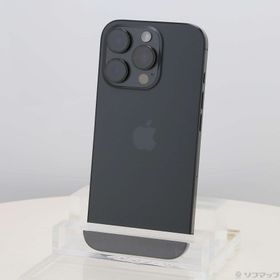 (中古)Apple iPhone16 Pro 512GB ブラックチタニウム MYN43J/A SIMフリー(349-ud)