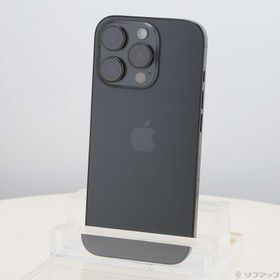 (中古)Apple iPhone16 Pro 512GB ブラックチタニウム MYN43J/A SIMフリー(352-ud)