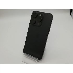 【中古】Apple au 【SIMフリー】 iPhone 15 Pro 128GB ブラックチタニウム MTU73J/A【那珂川】保証期間1ヶ月【ランクC】