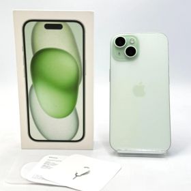 Apple iPhone15 128GB グリーン A3089 MTMM3J/A 判定◯ au SIMフリー アップルアイフォン スマホ モバイル端末 携帯電話 Apple製品 高性能スマホ 人気モデル