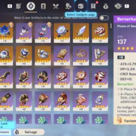 原神 💫 Starter Account C4 Columbina and 1-6 random 5* 💫