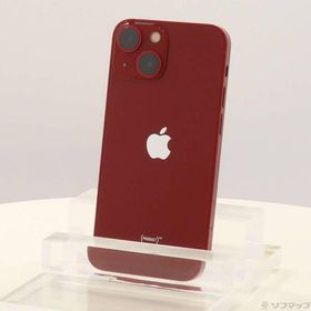 〔中古〕Apple(アップル) iPhone13 mini 128GB プロダクトレッド MLJG3J／A SIMフリー〔377-ud〕