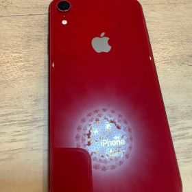 iPhone XR 128GB レッド SIMフリー バッテリー79% カバー付