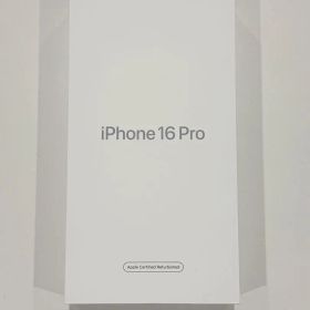 【未開封】 iPhone 16 Pro 128GBブラックチタニウム 認定整備品