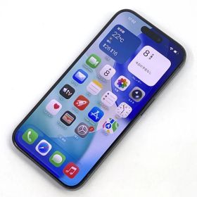 iPhone 15 Pro 256GB ブラックチタニウム MTUC3J/A バッテリー最大容量82％ ※中古/利用○