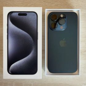 iPhone 15 Pro 256GB ブルーチタニウム