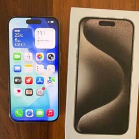 Apple iPhone 15 Pro, ナチュラルチタニウム, 128G
