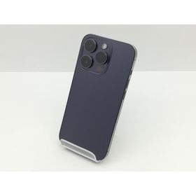 【中古】Apple docomo 【SIMフリー】 iPhone 14 Pro 512GB ディープパープル MQ283J/A【神戸】保証期間１週間【ランクC】