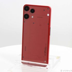 (中古)Nothing Nothing Phone(3a) Lite 128GB レッド A001T 楽天 SIMフリー(377-ud)