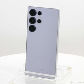 (中古)SAMSUNG Galaxy S25 Ultra 256GB チタニウムシルバーブルー SCG32 au SIMフリー(258-ud)