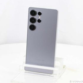 (中古)SAMSUNG Galaxy S25 Ultra 256GB チタニウムシルバーブルー SCG32 au SIMフリー(258-ud)