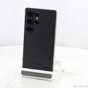 (中古)SAMSUNG Galaxy S25 Ultra 256GB チタニウムブラック SCSBD2 Softbank SIMフリー(258-ud)