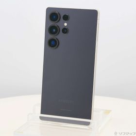 (中古)SAMSUNG Galaxy S25 Ultra 512GB チタニウムブラック SCG32 au SIMフリー(352-ud)