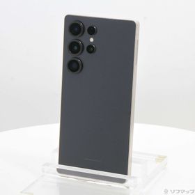 (中古)SAMSUNG Galaxy S25 Ultra 256GB チタニウムブラック SC-52F docomo SIMフリー(262-ud)