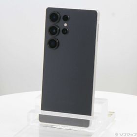 (中古)SAMSUNG Galaxy S25 Ultra 256GB チタニウムブラック SCSBD2 Softbank SIMフリー(258-ud)