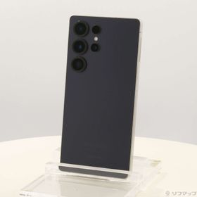 (中古)SAMSUNG Galaxy S25 Ultra 256GB チタニウムブラック SCSBD2 Softbank SIMフリー(348-ud)