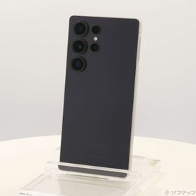 (中古)SAMSUNG Galaxy S25 Ultra 256GB チタニウムブラック SCSBD2 Softbank SIMフリー(348-ud)