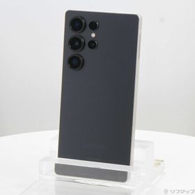 (中古)SAMSUNG Galaxy S25 Ultra 256GB チタニウムブラック SCSBD2 Softbank SIMフリー(258-ud)