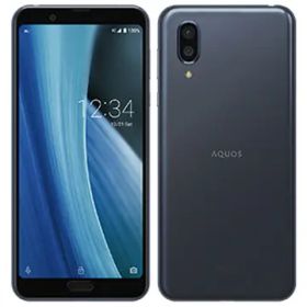 SHARP au 【SIMロック解除済み】 AQUOS sense3 plus サウンド クラッシィブルー 6GB 64GB SHV46