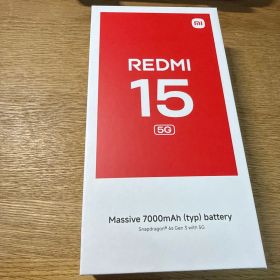 Xiaomi Redmi 15 5G ミッドナイトブラック 本体