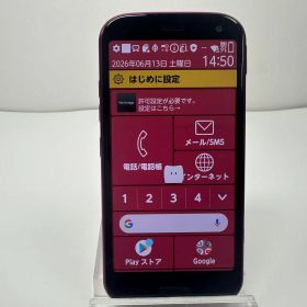 【中古】【Bランク】 NTT docomo らくらくスマートフォン F-52B ピンク