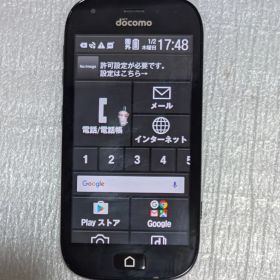 docomo らくらく F-04J スマートフォン ブラック本体