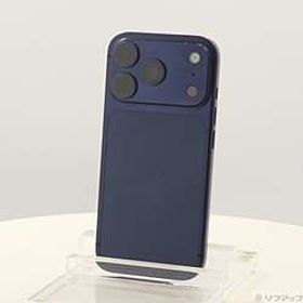 〔展示品〕 iPhone17 Pro 256GB ディープブルー 3P168J／A SIMフリー