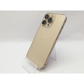 【中古】Apple docomo 【SIMフリー】 iPhone 13 Pro 128GB ゴールド MLUH3J/A【府中ル・シーニュ】保証期間１ヶ月【ランクC】