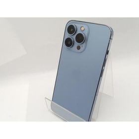 【中古】Apple au 【SIMフリー】 iPhone 13 Pro 512GB シエラブルー MLV03J/A【神保町】保証期間１ヶ月【ランクC】